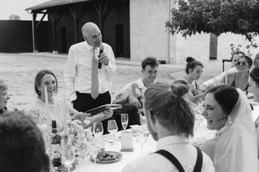 South France wedding reception
